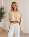 Amara Long Sleeve Crop Top