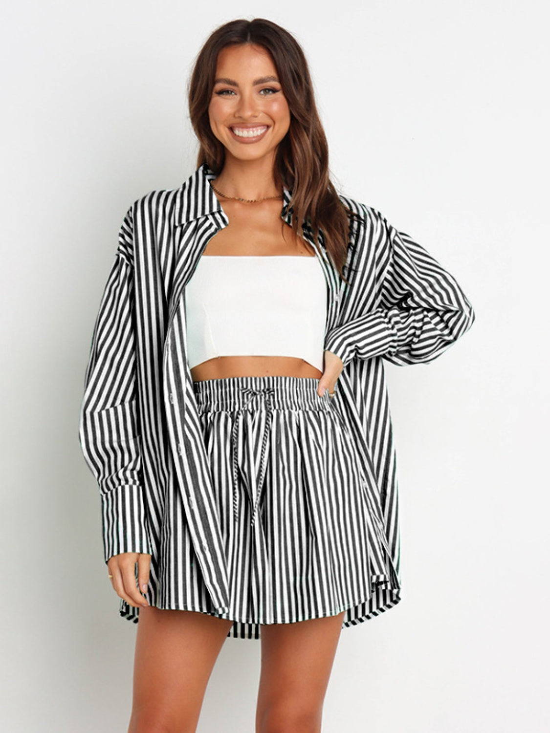 Bon Voyage Striped Set-2 Piece Outfit Sets-Krush Kandy, Women's Online Fashion Boutique Located in Phoenix, Arizona (Scottsdale Area)