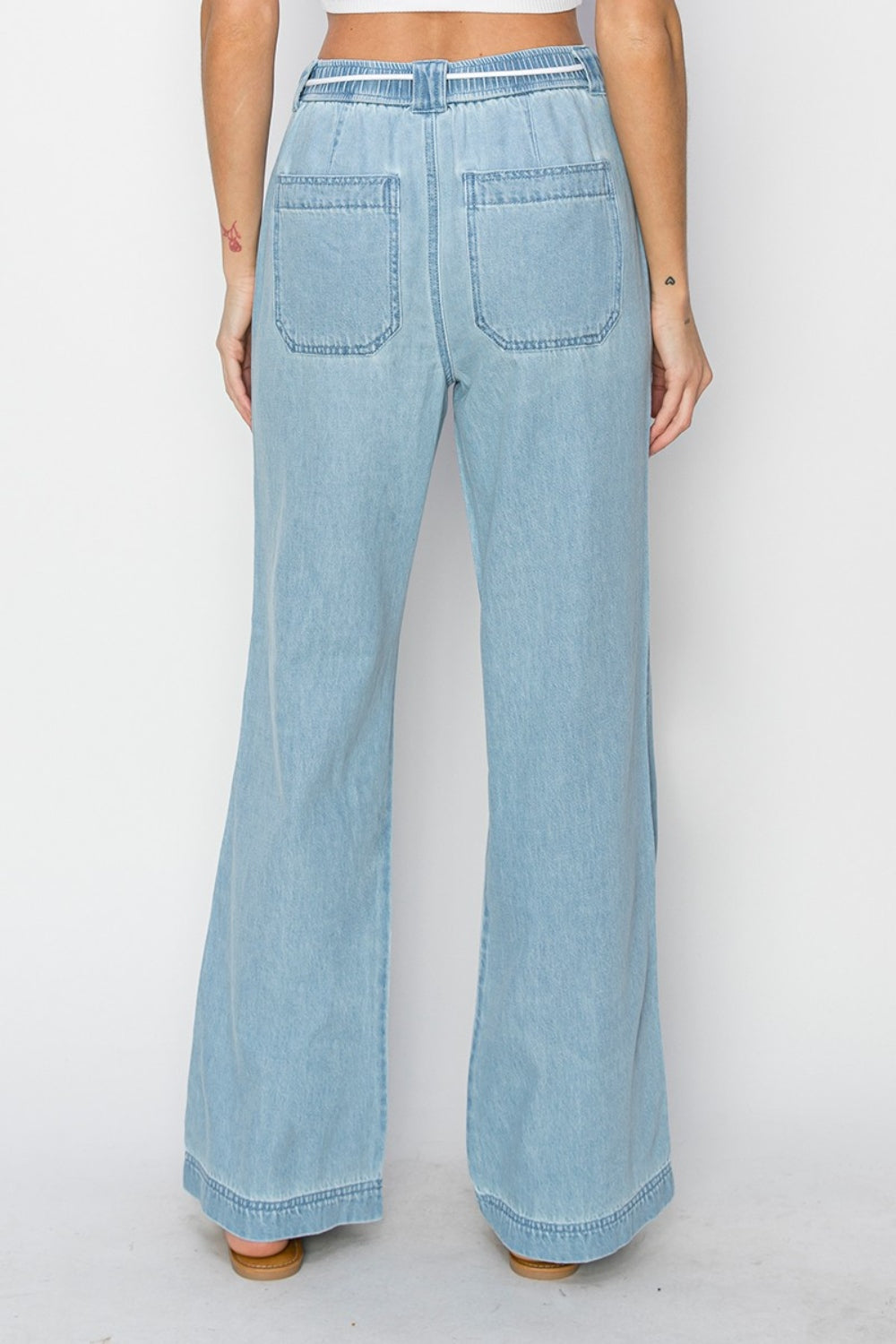 RISEN High Rise Straight Jeans-Jeans-Krush Kandy, Women's Online Fashion Boutique Located in Phoenix, Arizona (Scottsdale Area)