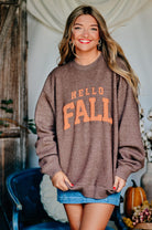 Hello Fall Knit Sweatshirt-Krush Kandy, Women's Online Fashion Boutique Located in Phoenix, Arizona (Scottsdale Area)