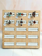 Amber, Turquoise & Crystal Small Rings-Rings-Krush Kandy, Women's Online Fashion Boutique Located in Phoenix, Arizona (Scottsdale Area)