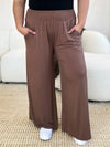 Full Size Smocked Wide Waistband Wide Leg Pants-Pants-Krush Kandy, Women's Online Fashion Boutique Located in Phoenix, Arizona (Scottsdale Area)