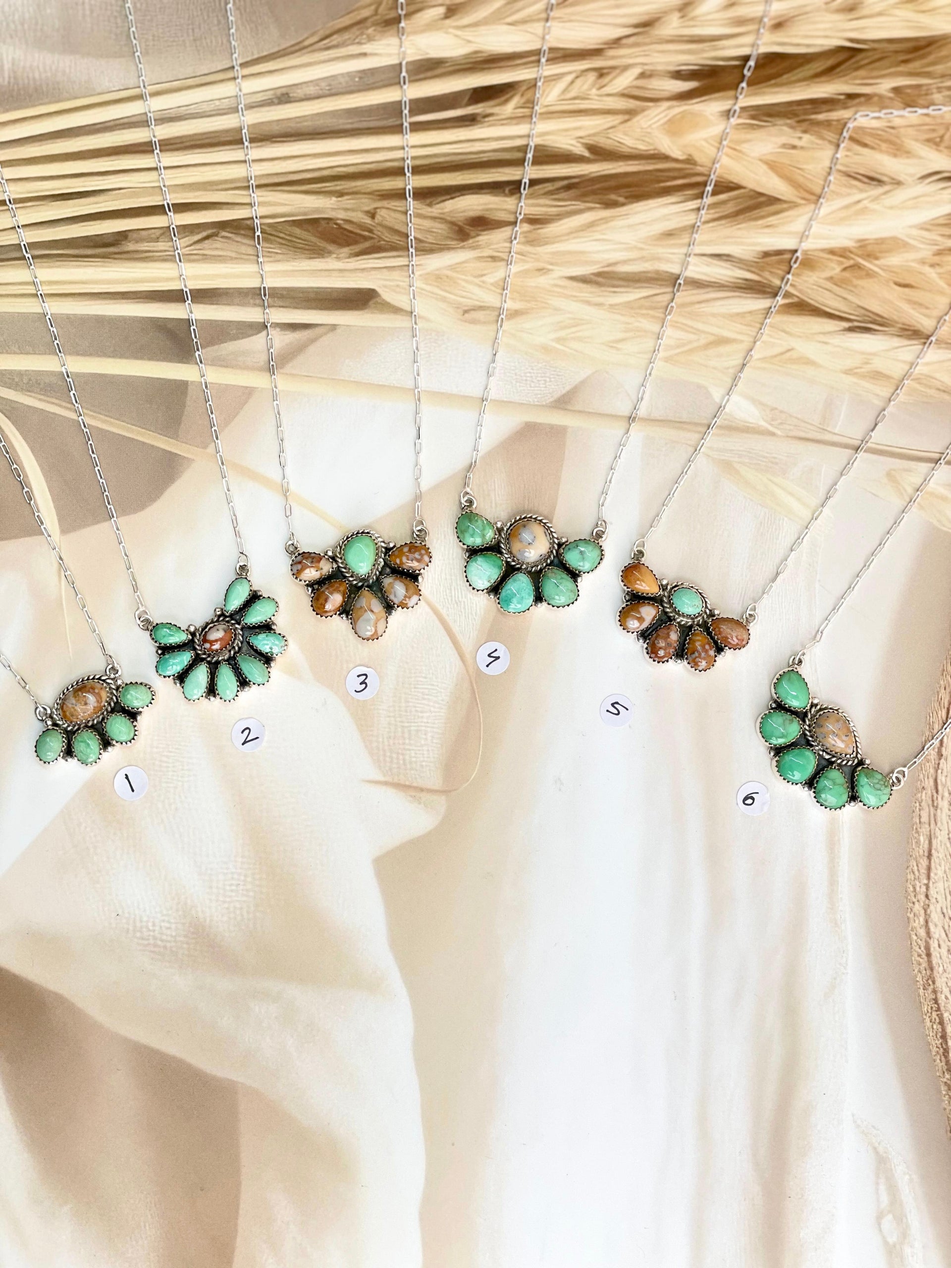 Varascite & Deer Fawn Necklace no7-Necklaces-Krush Kandy, Women's Online Fashion Boutique Located in Phoenix, Arizona (Scottsdale Area)