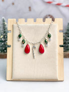 Krush Kandy Cane Charmer Necklace-Necklaces-Krush Kandy, Women's Online Fashion Boutique Located in Phoenix, Arizona (Scottsdale Area)