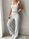 Devine Square Neck Tank and Drawstring Pants Set-Krush Kandy, Women's Online Fashion Boutique Located in Phoenix, Arizona (Scottsdale Area)