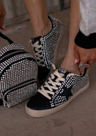 Roxy Rhinestone Star Sneaker-Sneakers-Krush Kandy, Women's Online Fashion Boutique Located in Phoenix, Arizona (Scottsdale Area)