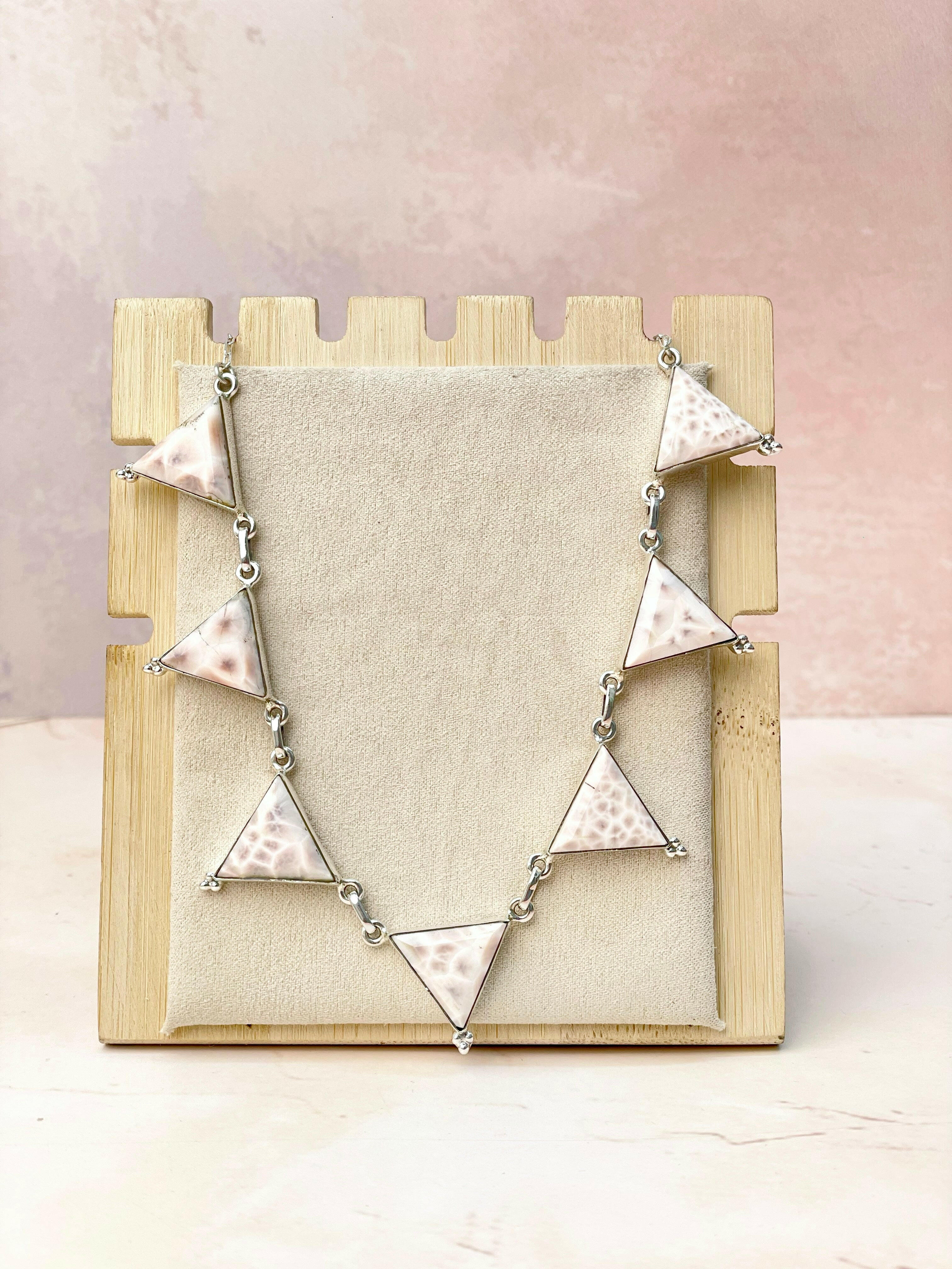 Tiffany's Triangle Necklace-Necklaces-Krush Kandy, Women's Online Fashion Boutique Located in Phoenix, Arizona (Scottsdale Area)