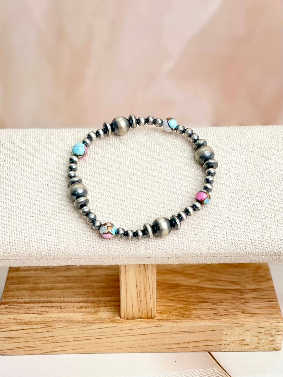 Cotton Kandy & Multi Desert Pearl Beaded Bracelet-Bracelets-Krush Kandy, Women's Online Fashion Boutique Located in Phoenix, Arizona (Scottsdale Area)