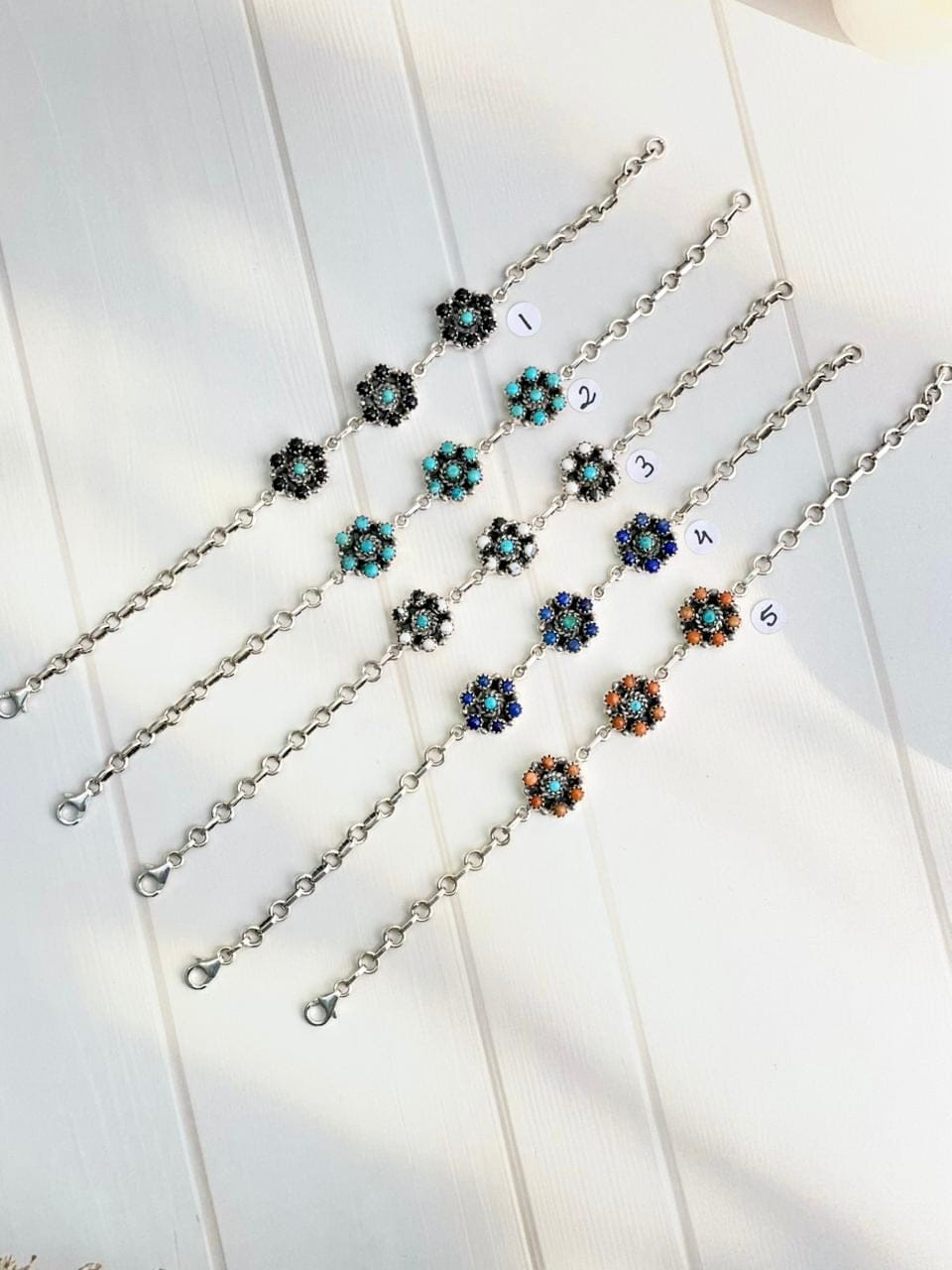 Dainty Blooming Flower Bracelets-Bracelets-Krush Kandy, Women's Online Fashion Boutique Located in Phoenix, Arizona (Scottsdale Area)