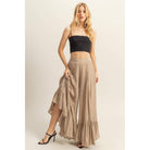 Boho Babe Tiered Wide Leg Pants-Pants-Krush Kandy, Women's Online Fashion Boutique Located in Phoenix, Arizona (Scottsdale Area)