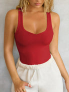 Solid Color Wide Strap Tank-Tops-Krush Kandy, Women's Online Fashion Boutique Located in Phoenix, Arizona (Scottsdale Area)