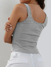 Lace Detail Square Neck Tank-Krush Kandy, Women's Online Fashion Boutique Located in Phoenix, Arizona (Scottsdale Area)