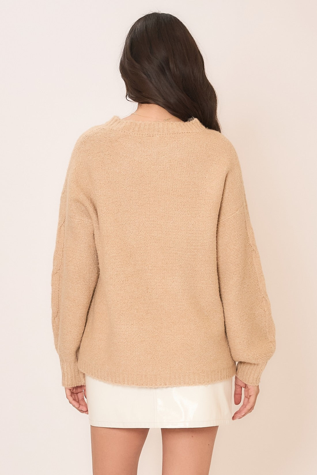 Soft Brushed Embroidered Bow Knit Sweater-Sweaters-Krush Kandy, Women's Online Fashion Boutique Located in Phoenix, Arizona (Scottsdale Area)