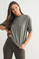 Brushed Hacci Oversized Boyfriend Tee-Tops-Krush Kandy, Women's Online Fashion Boutique Located in Phoenix, Arizona (Scottsdale Area)