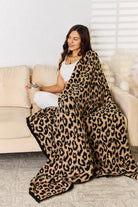 Cuddley Leopard Decorative Throw Blanket-Blankets-Krush Kandy, Women's Online Fashion Boutique Located in Phoenix, Arizona (Scottsdale Area)