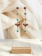 Boho Long Heart Dangle Earrings-Earrings-Krush Kandy, Women's Online Fashion Boutique Located in Phoenix, Arizona (Scottsdale Area)