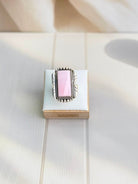 Pink Conch Small Bar Slab Rings-Rings-Krush Kandy, Women's Online Fashion Boutique Located in Phoenix, Arizona (Scottsdale Area)