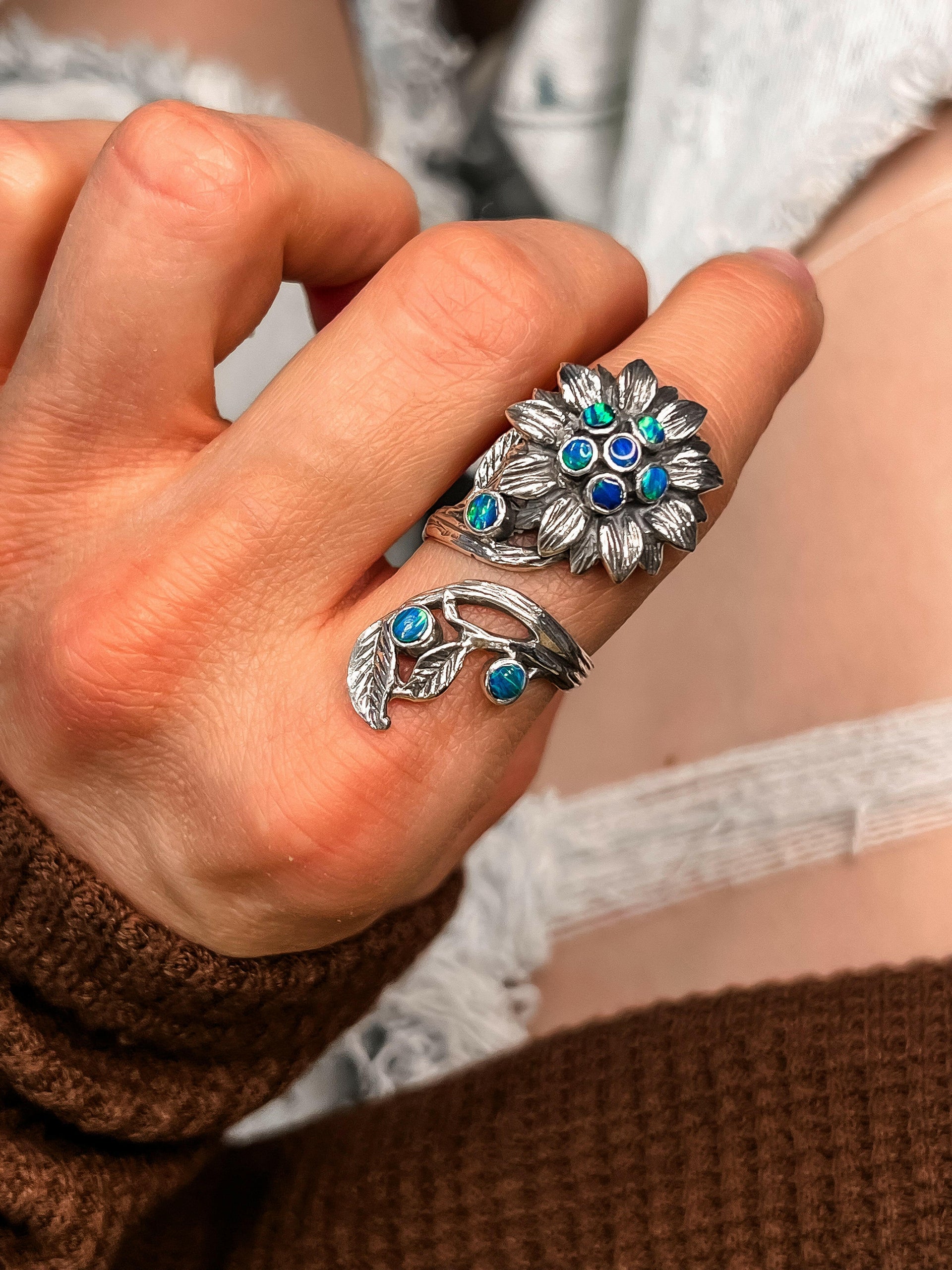Flowers In Bloom Ring-Cluster Rings-Krush Kandy, Women's Online Fashion Boutique Located in Phoenix, Arizona (Scottsdale Area)