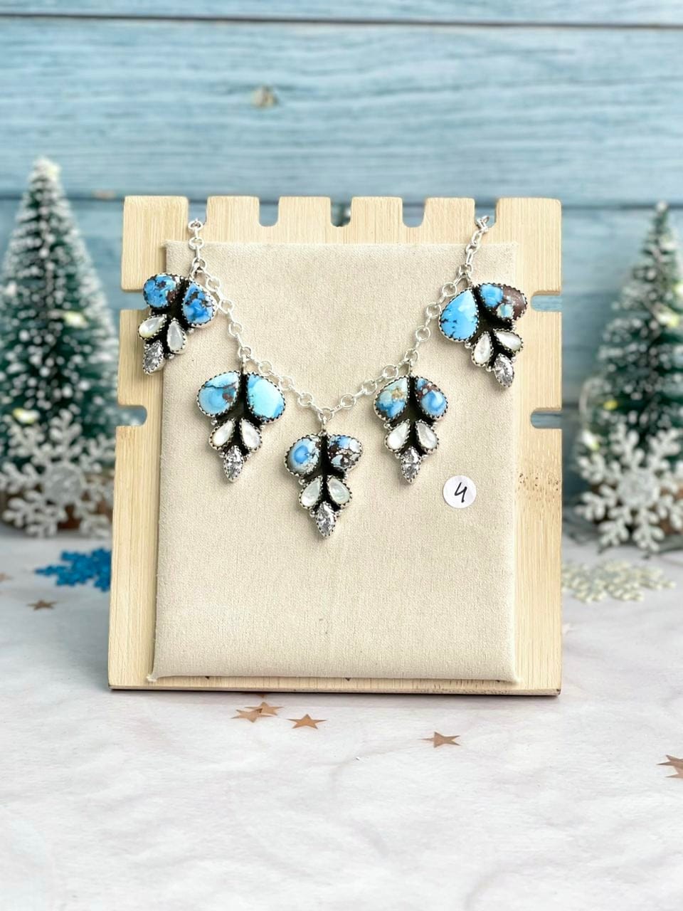 Winter Frost Golden Hills Pine Drops Necklace-Necklaces-Krush Kandy, Women's Online Fashion Boutique Located in Phoenix, Arizona (Scottsdale Area)