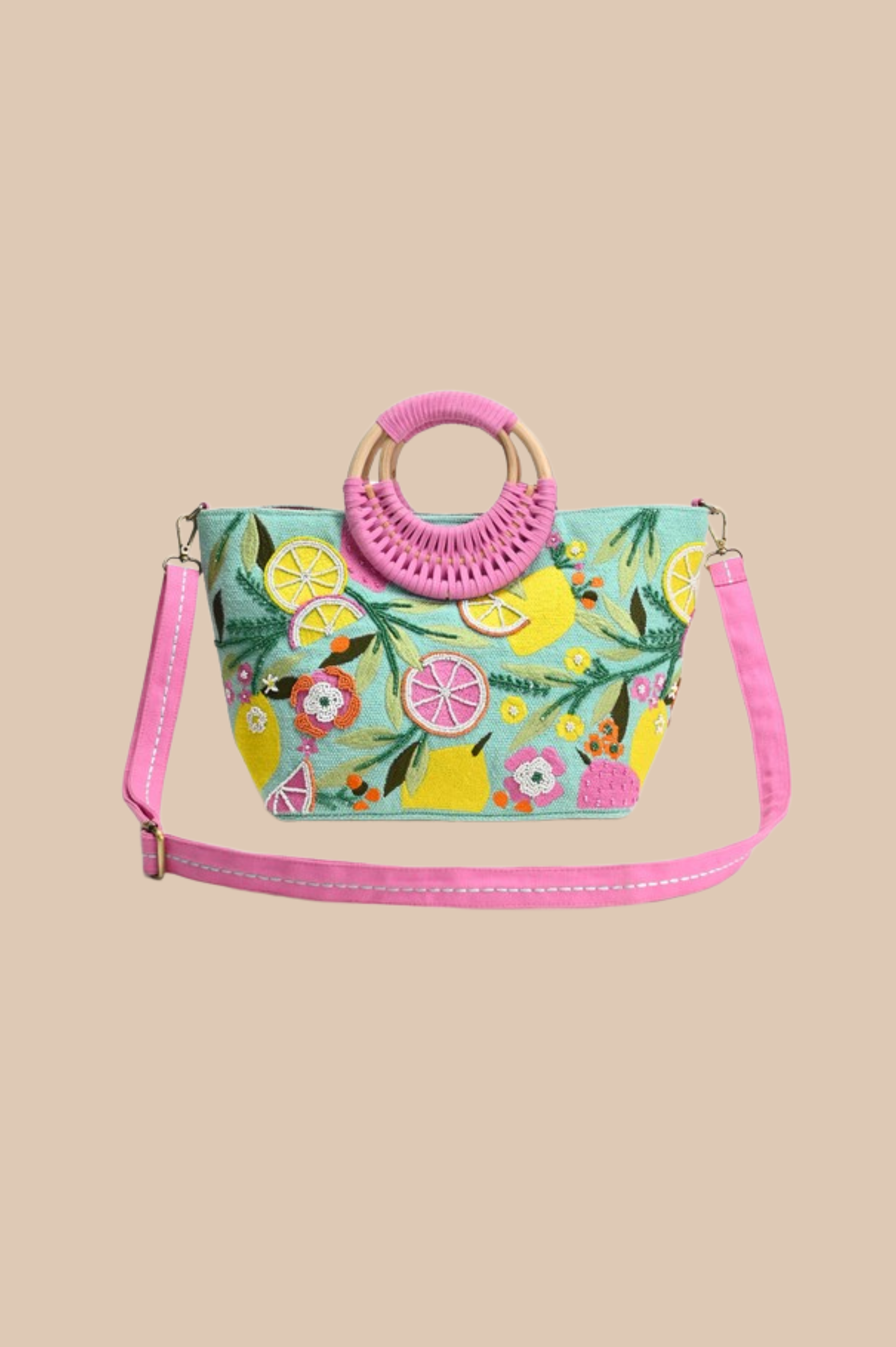 Citrus Blueberry Infusion Mini Tote-Purses & Bags-Krush Kandy, Women's Online Fashion Boutique Located in Phoenix, Arizona (Scottsdale Area)