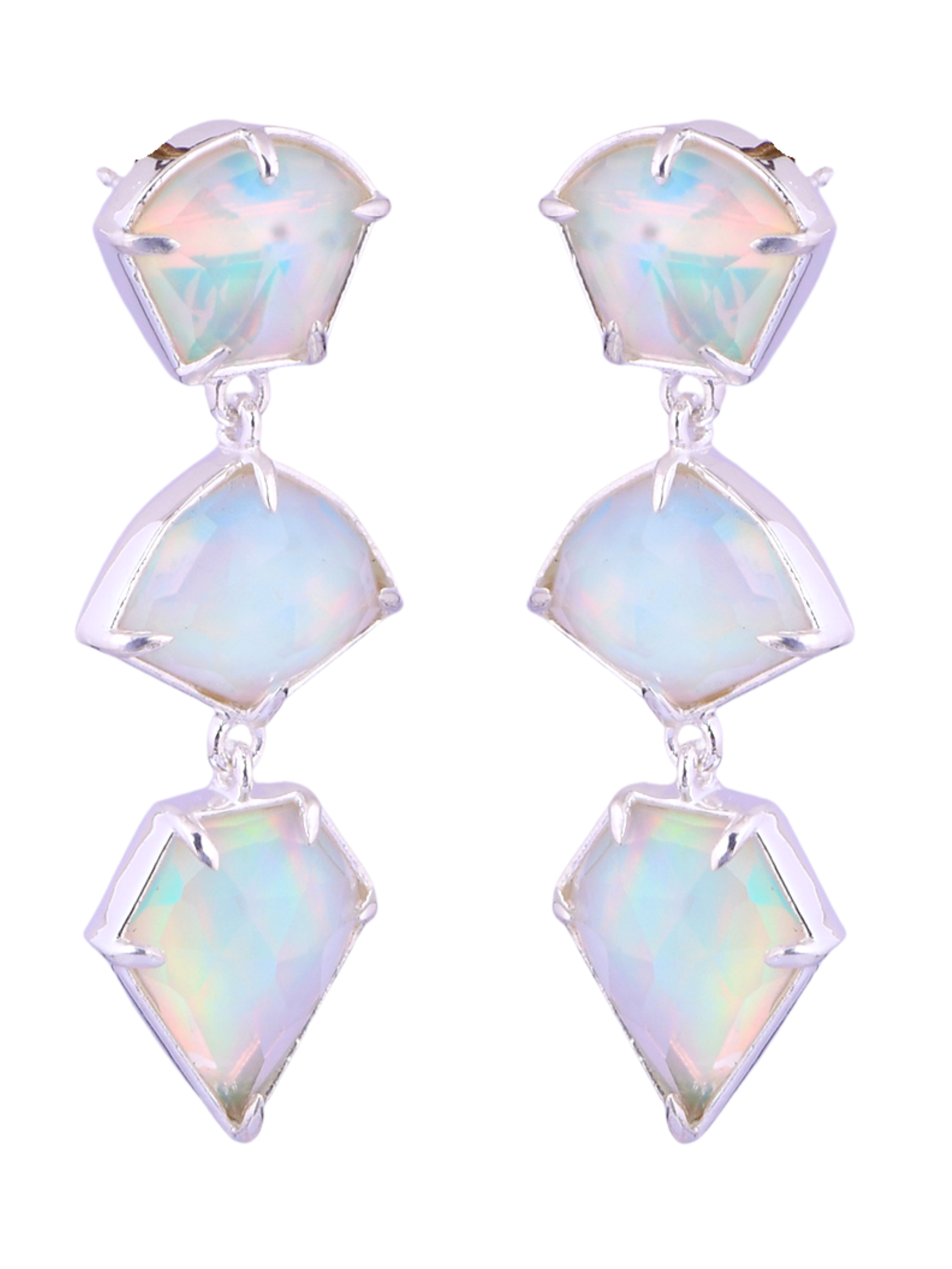 This Magic Moment Dangle Stone Earrings-Earrings-Krush Kandy, Women's Online Fashion Boutique Located in Phoenix, Arizona (Scottsdale Area)