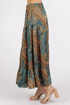 Mittoshop Paisley Patchwork Print Satin Maxi Skirt-Skirts-Krush Kandy, Women's Online Fashion Boutique Located in Phoenix, Arizona (Scottsdale Area)