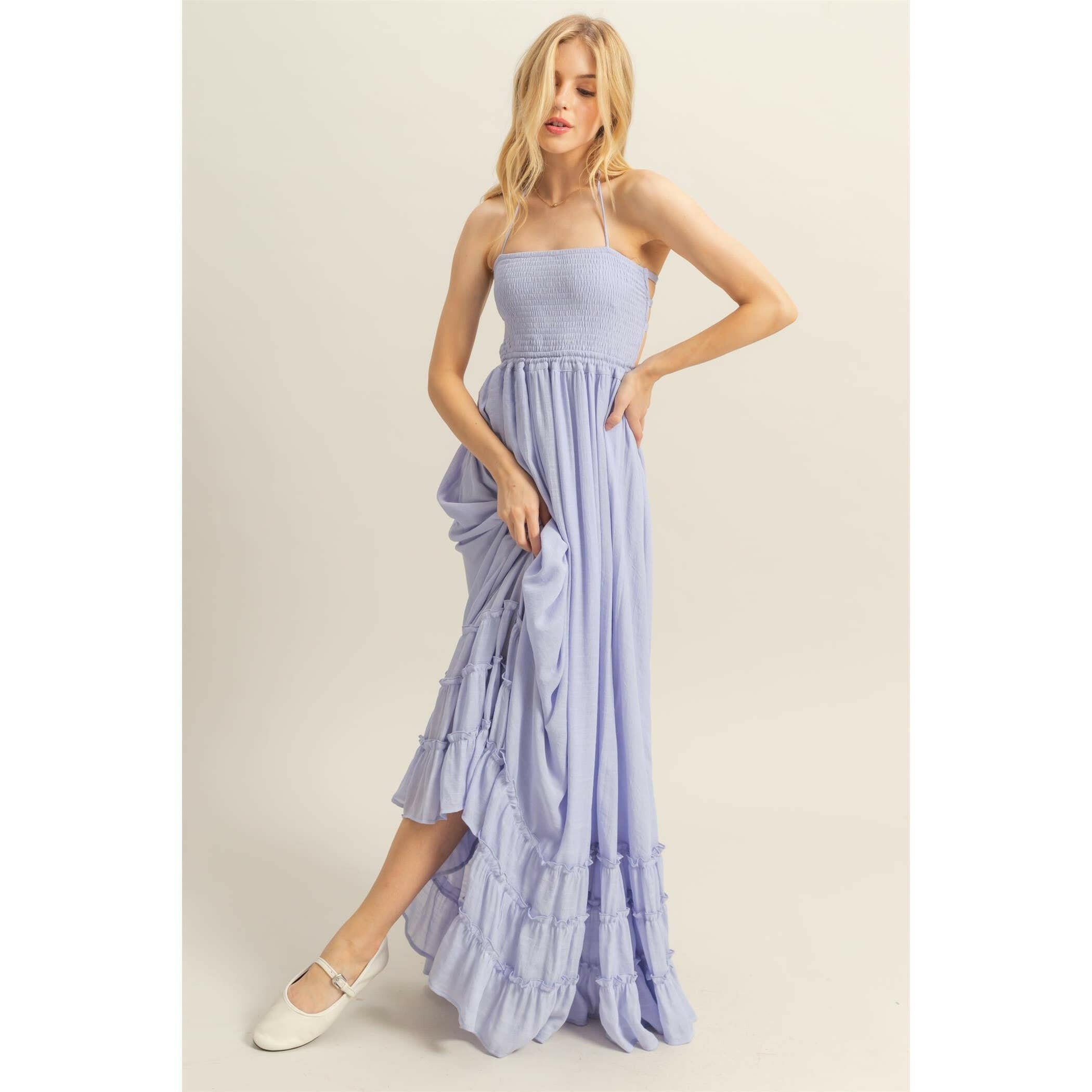 Twirl Away Tiered Maxi Dress-Dresses-Krush Kandy, Women's Online Fashion Boutique Located in Phoenix, Arizona (Scottsdale Area)