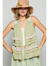 Ruffle Knit Cardigan-Krush Kandy, Women's Online Fashion Boutique Located in Phoenix, Arizona (Scottsdale Area)