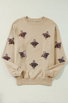 Sequin Turkey Graphic Sweatshirt-Sweatshirt-Krush Kandy, Women's Online Fashion Boutique Located in Phoenix, Arizona (Scottsdale Area)