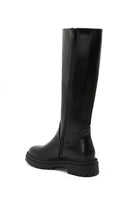 Black Knee High Lug Sole Boot-Shoes-Krush Kandy, Women's Online Fashion Boutique Located in Phoenix, Arizona (Scottsdale Area)