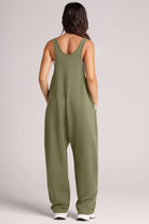 Wide Strap Jumpsuit with Pockets-Jumpsuits & Rompers-Krush Kandy, Women's Online Fashion Boutique Located in Phoenix, Arizona (Scottsdale Area)