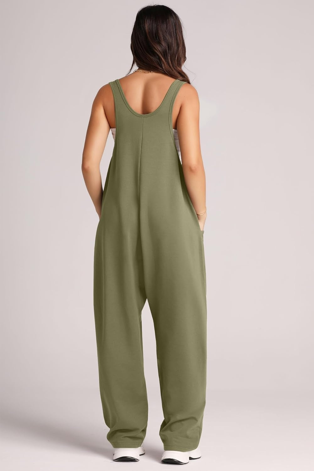 Lovelet Wide Strap Jumpsuit with Pockets-Krush Kandy, Women's Online Fashion Boutique Located in Phoenix, Arizona (Scottsdale Area)