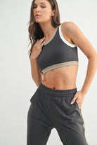 Polyester-Spandex Active Jogger and Sports Bra Set-2 Piece Outfit Sets-Krush Kandy, Women's Online Fashion Boutique Located in Phoenix, Arizona (Scottsdale Area)