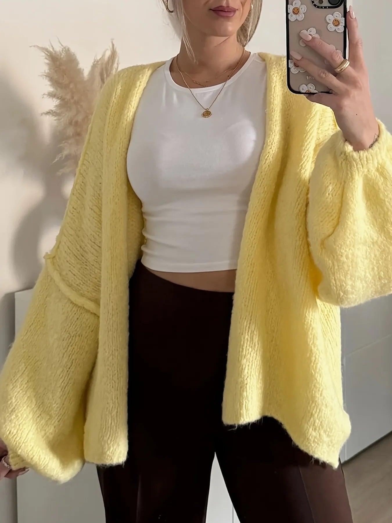 Open Front Long Sleeve Cardigan-tops-Krush Kandy, Women's Online Fashion Boutique Located in Phoenix, Arizona (Scottsdale Area)