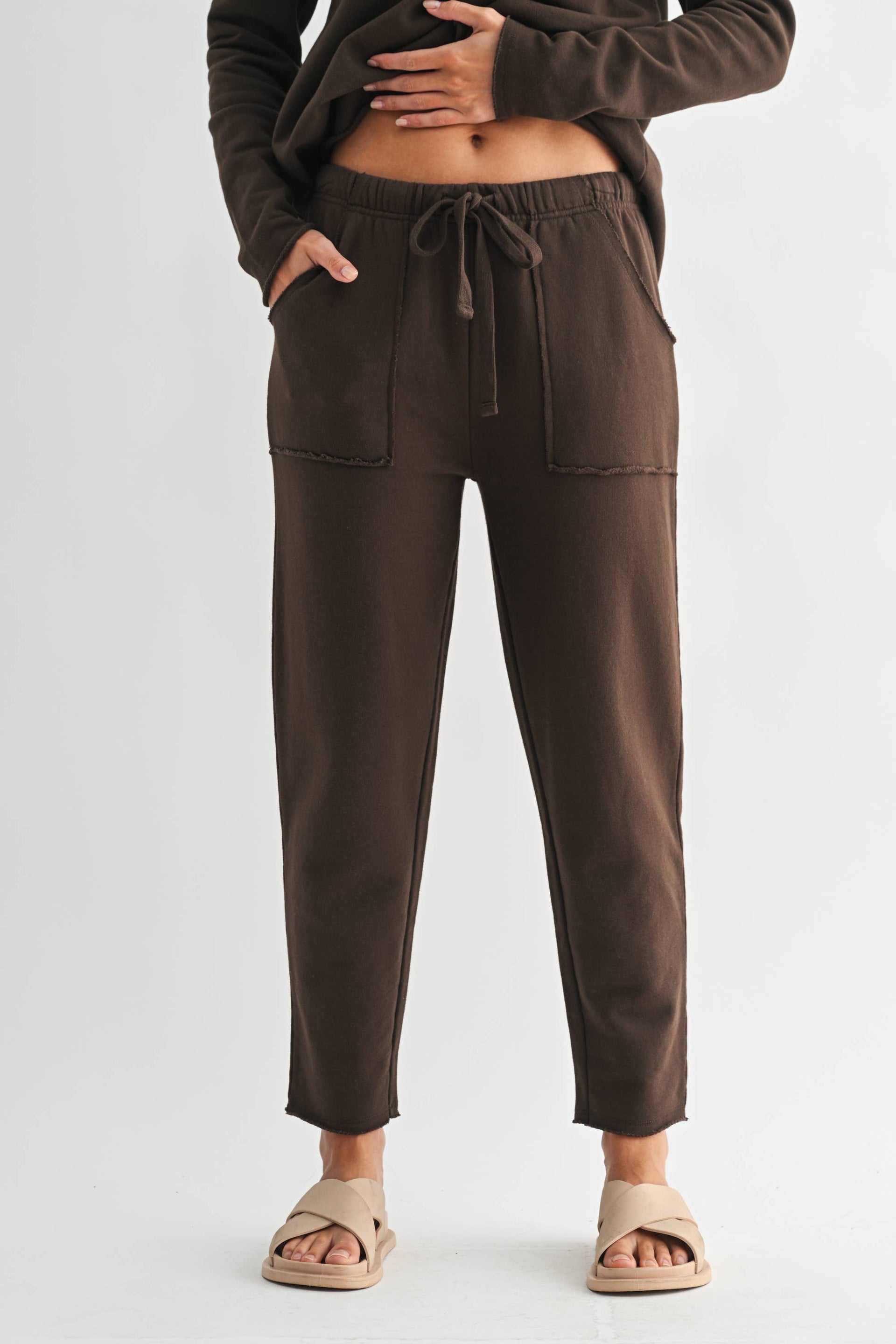 Straight Leg Lounge Pants-Bottoms-Krush Kandy, Women's Online Fashion Boutique Located in Phoenix, Arizona (Scottsdale Area)