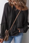 Casual Colorblock Pullover-Tops-Krush Kandy, Women's Online Fashion Boutique Located in Phoenix, Arizona (Scottsdale Area)