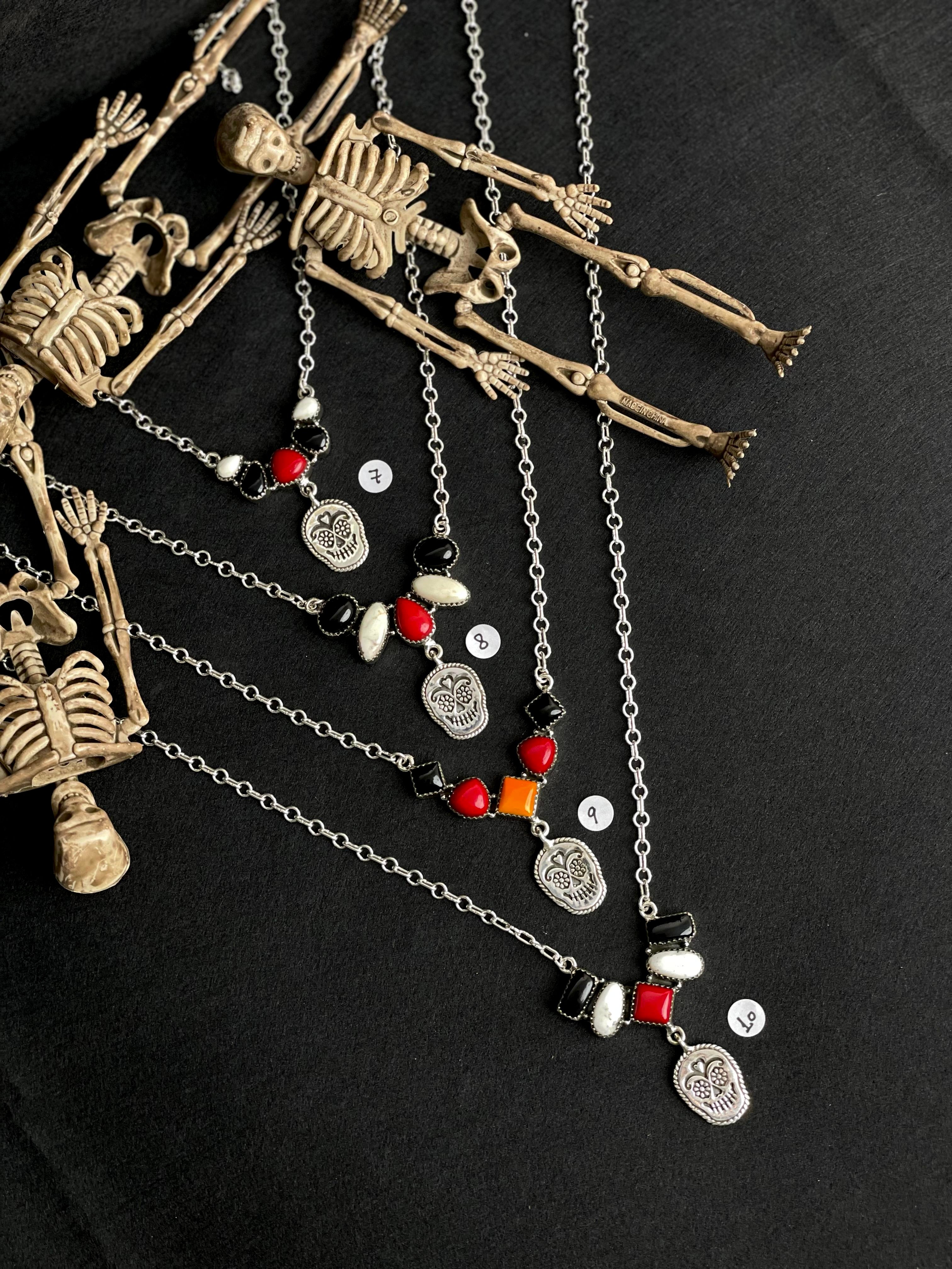 Halloween Charm Necklaces-Necklaces-Krush Kandy, Women's Online Fashion Boutique Located in Phoenix, Arizona (Scottsdale Area)