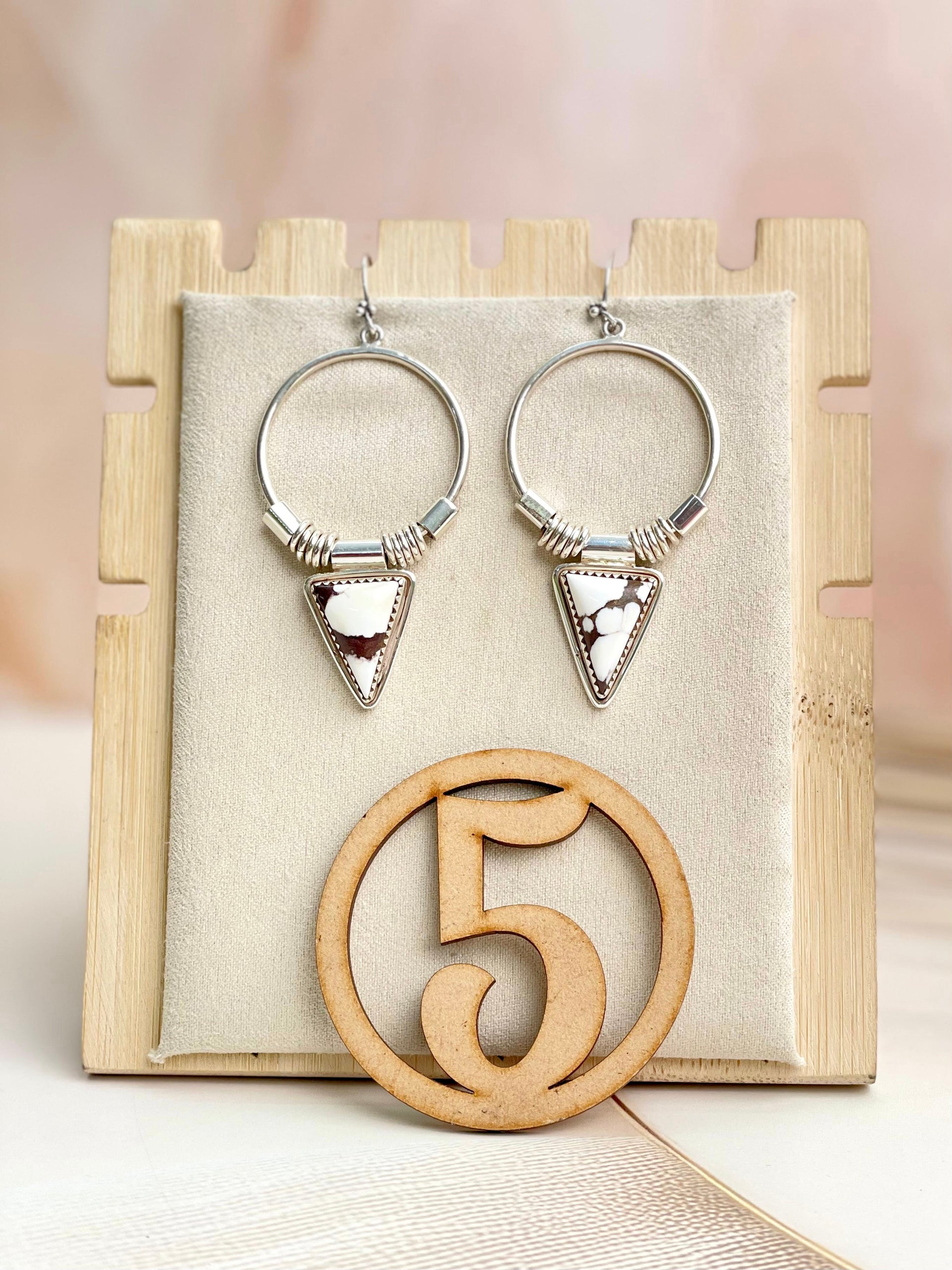 Southwest Triad Hoops sno 16-Earrings-Krush Kandy, Women's Online Fashion Boutique Located in Phoenix, Arizona (Scottsdale Area)