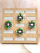 Blushing Conch & Sonoran Cluster Rings-Rings-Krush Kandy, Women's Online Fashion Boutique Located in Phoenix, Arizona (Scottsdale Area)