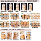 Cutest Halloween Fall Glass Cup | 20oz-Accessories-Krush Kandy, Women's Online Fashion Boutique Located in Phoenix, Arizona (Scottsdale Area)