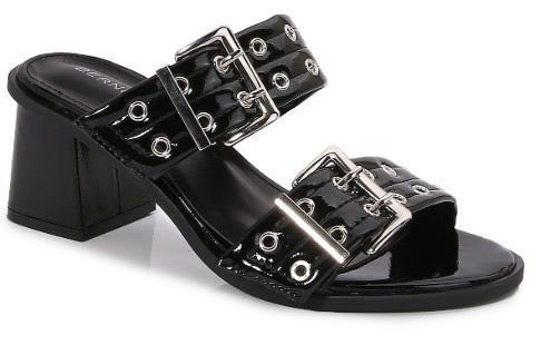 Romi Double Buckle Heel-Heels-Krush Kandy, Women's Online Fashion Boutique Located in Phoenix, Arizona (Scottsdale Area)