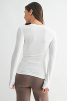 Four Way Stretch Versatile Pullover Top-Long Sleeve Tops-Krush Kandy, Women's Online Fashion Boutique Located in Phoenix, Arizona (Scottsdale Area)