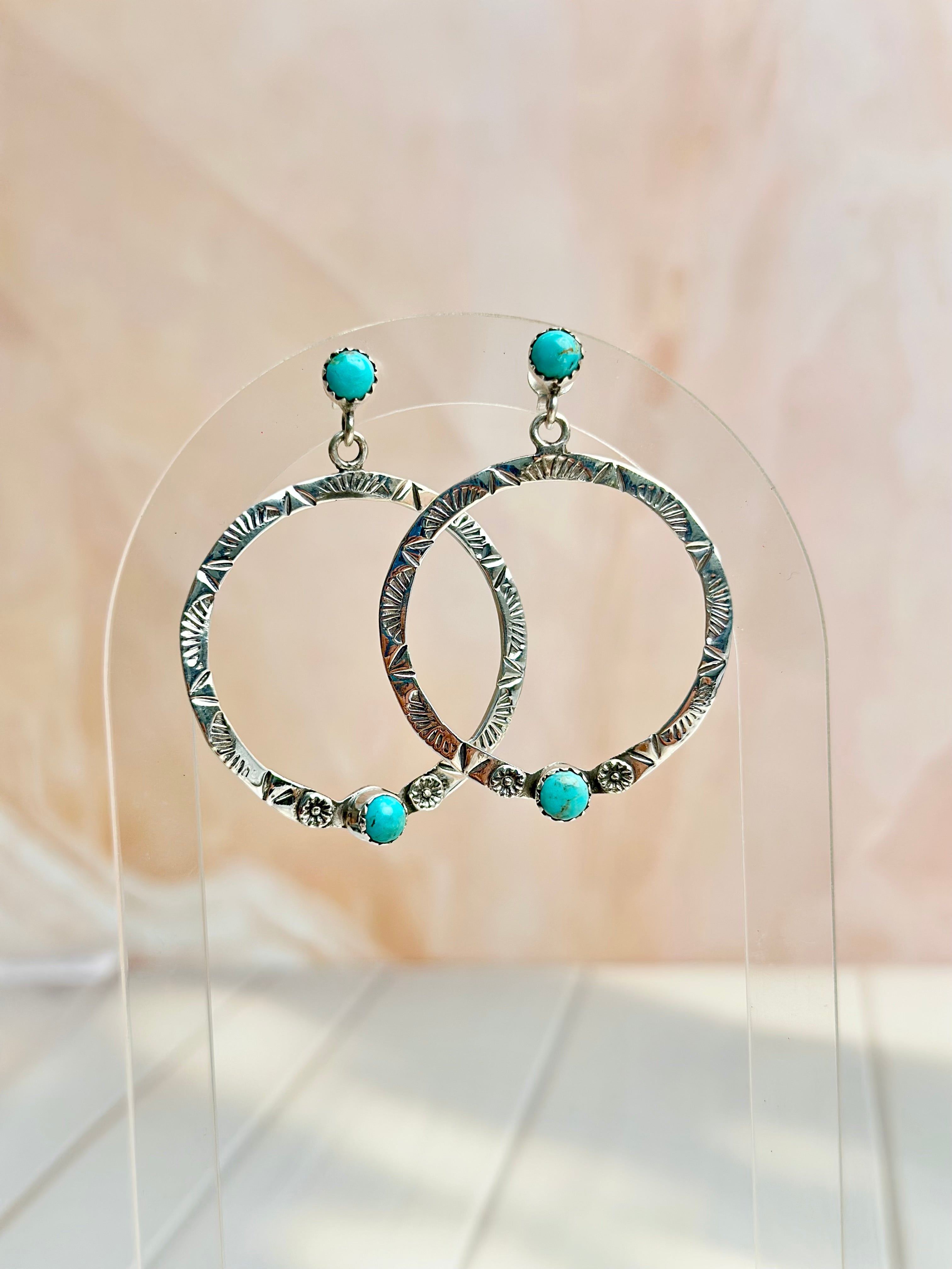 Boho Hoops Earrings-Earrings-Krush Kandy, Women&#39;s Online Fashion Boutique Located in Phoenix, Arizona (Scottsdale Area)
