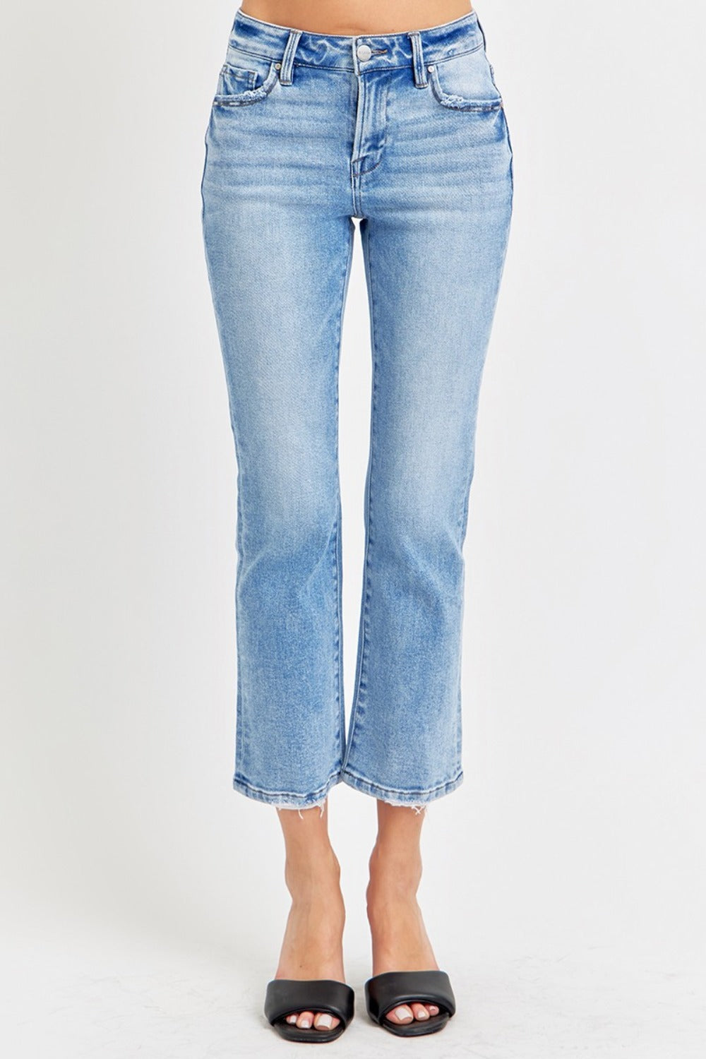 RISEN Park Avenue High Rise Straight Leg Jeans-jeans-Krush Kandy, Women's Online Fashion Boutique Located in Phoenix, Arizona (Scottsdale Area)