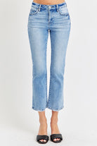 RISEN Park Avenue High Rise Straight Leg Jeans-jeans-Krush Kandy, Women's Online Fashion Boutique Located in Phoenix, Arizona (Scottsdale Area)