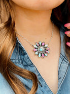 Cotton Candy Cluster Necklace no. 33-Necklaces-Krush Kandy, Women's Online Fashion Boutique Located in Phoenix, Arizona (Scottsdale Area)