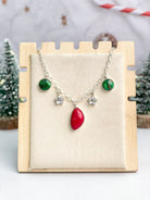 Christmas in Kandyland Star Drop Necklace-Necklaces-Krush Kandy, Women's Online Fashion Boutique Located in Phoenix, Arizona (Scottsdale Area)