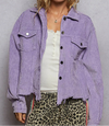 POL Button Down Corduroy Trucker Jacket-Jackets-Krush Kandy, Women's Online Fashion Boutique Located in Phoenix, Arizona (Scottsdale Area)