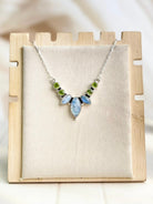 Celestial Spring Moonstone Petals Necklace-Necklaces-Krush Kandy, Women's Online Fashion Boutique Located in Phoenix, Arizona (Scottsdale Area)