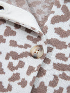 Leopard Drop Shoulder Chunky Knitted Cardigan-Sweater-Krush Kandy, Women's Online Fashion Boutique Located in Phoenix, Arizona (Scottsdale Area)